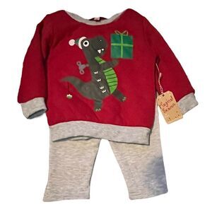 2 piece Magical Season dinosaur sweat suite